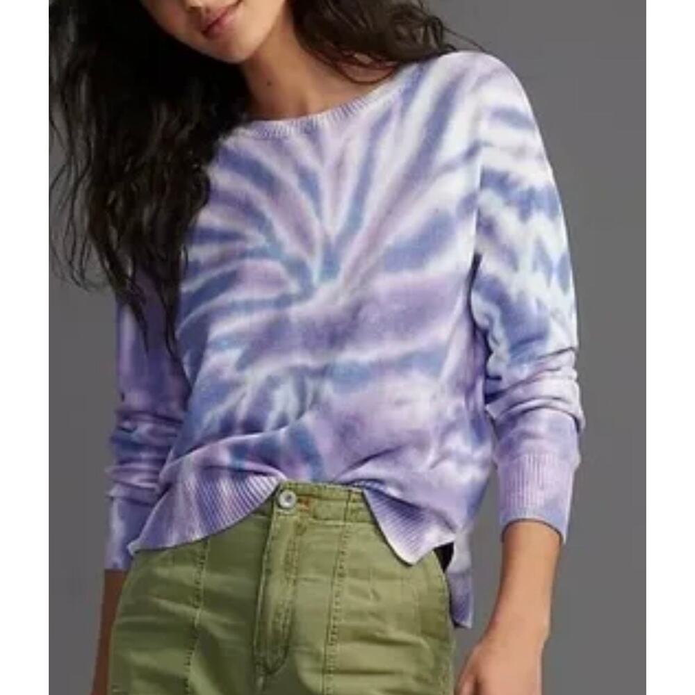 Design History Purple Tie Dye Sweater S